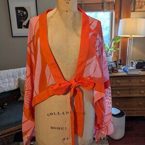 Anthropologie short kimono bow tie top new with tags